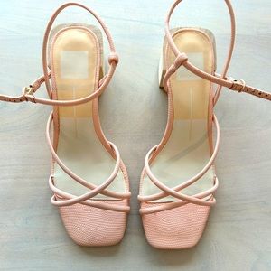 Dolce Vita blush strappy sandals